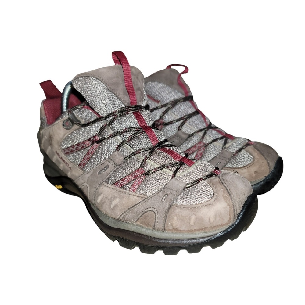 Merrell Siren Sport GTX Hiking Shoes Women 9.5 M Brown Gore-Tex Waterproof Leath